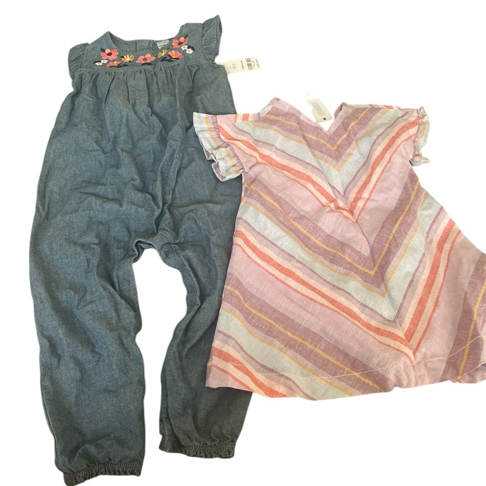 Gymboree Pastel Striped Dress Carters Jumpsuit